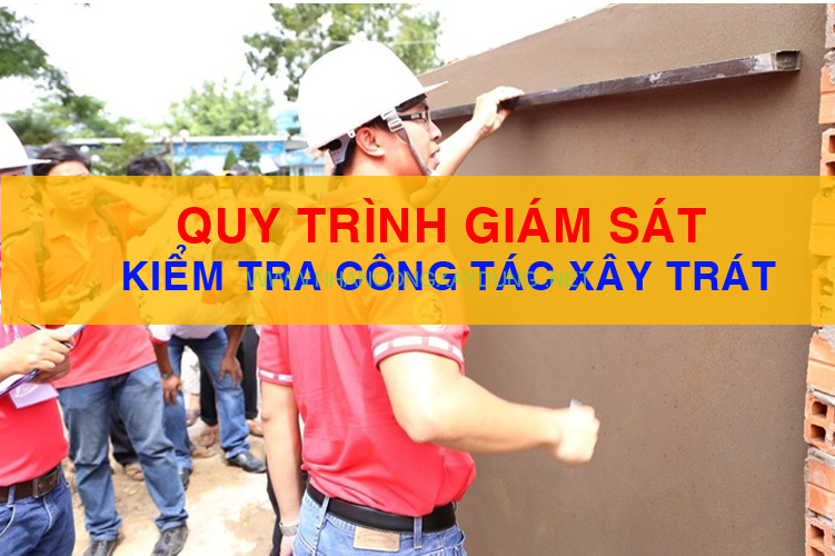 Lên sơ đồ mặt bằng xây, dùng máy kinh vĩ và thuỷ bình định vị tim trục tường, cao độ lớp xây đầu tiên, cao độ đặt lanh tô và các vị trí chí đặt ngầm trong tường.