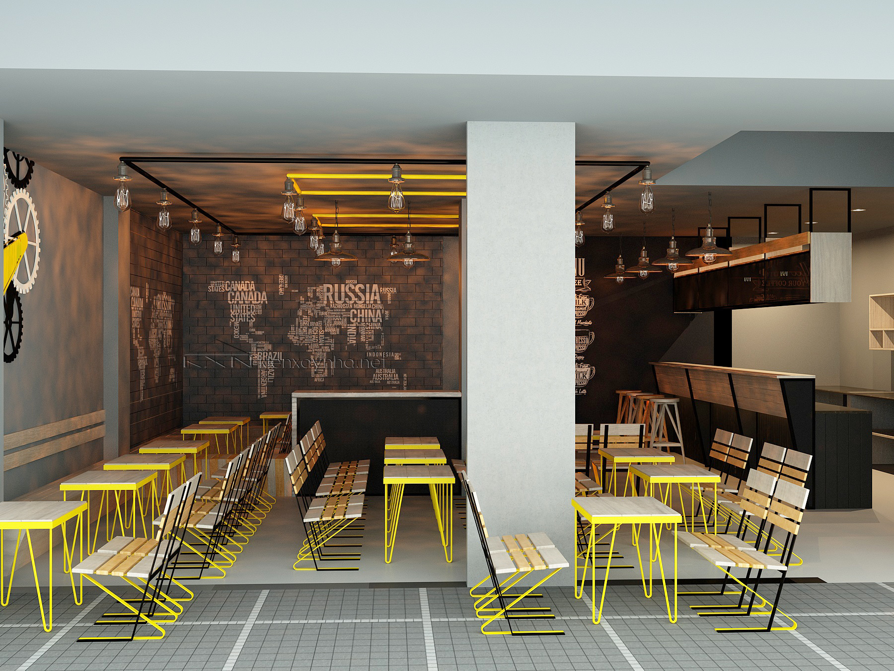 Làm thế nào để thiết kế quán cafe diện tích nhỏ đẹp?