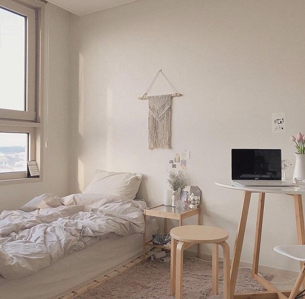 Bài trí nội thất phòng khách căn chung cư 2 phòng ngủ