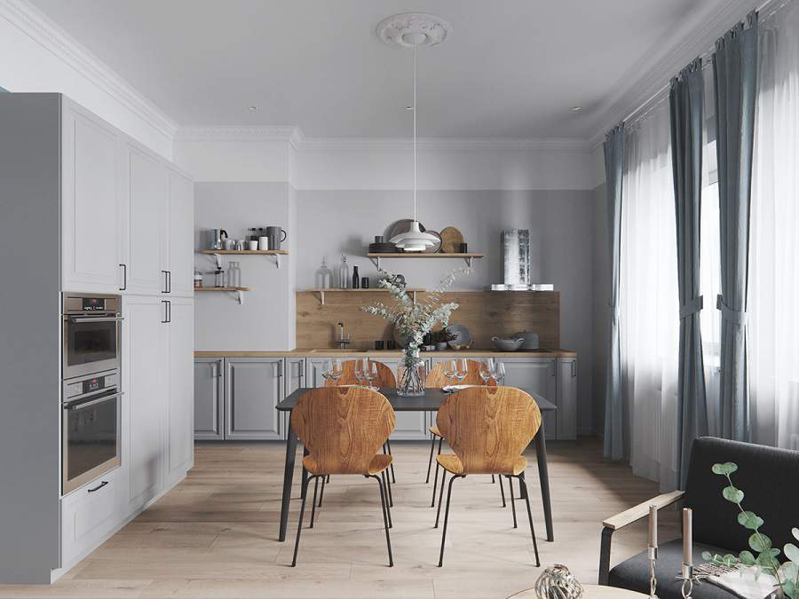 Mẫu thiết kế nội thất chung cư 2 phòng ngủ nhỏ đẹp