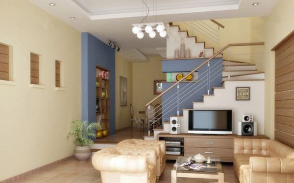 Thiết kế nội thất phòng khách cho nhà ống đẹp hiện đại