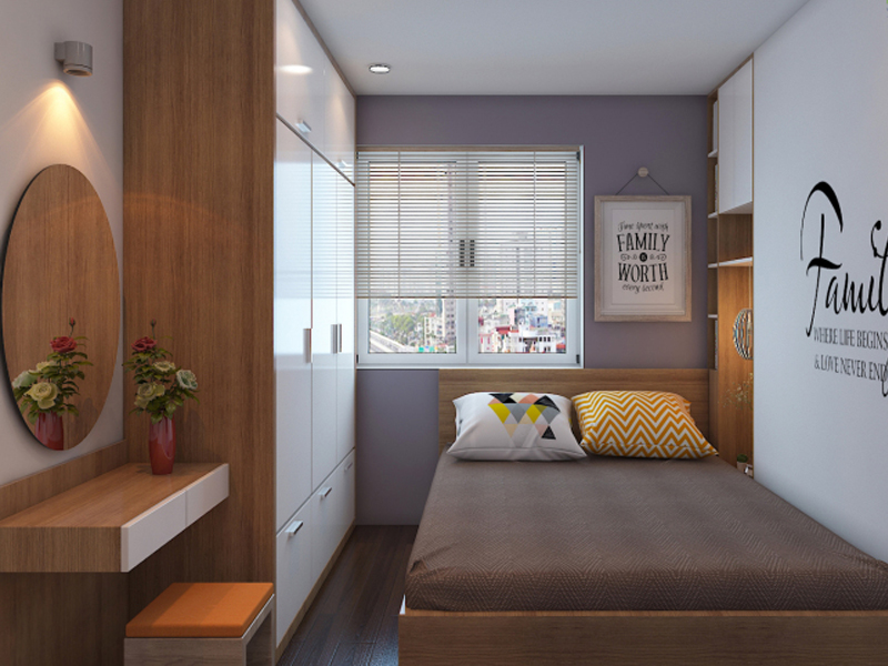 Ý tưởng thiết kế phòng ngủ dưới 10m2 siêu nhỏ siêu xinh